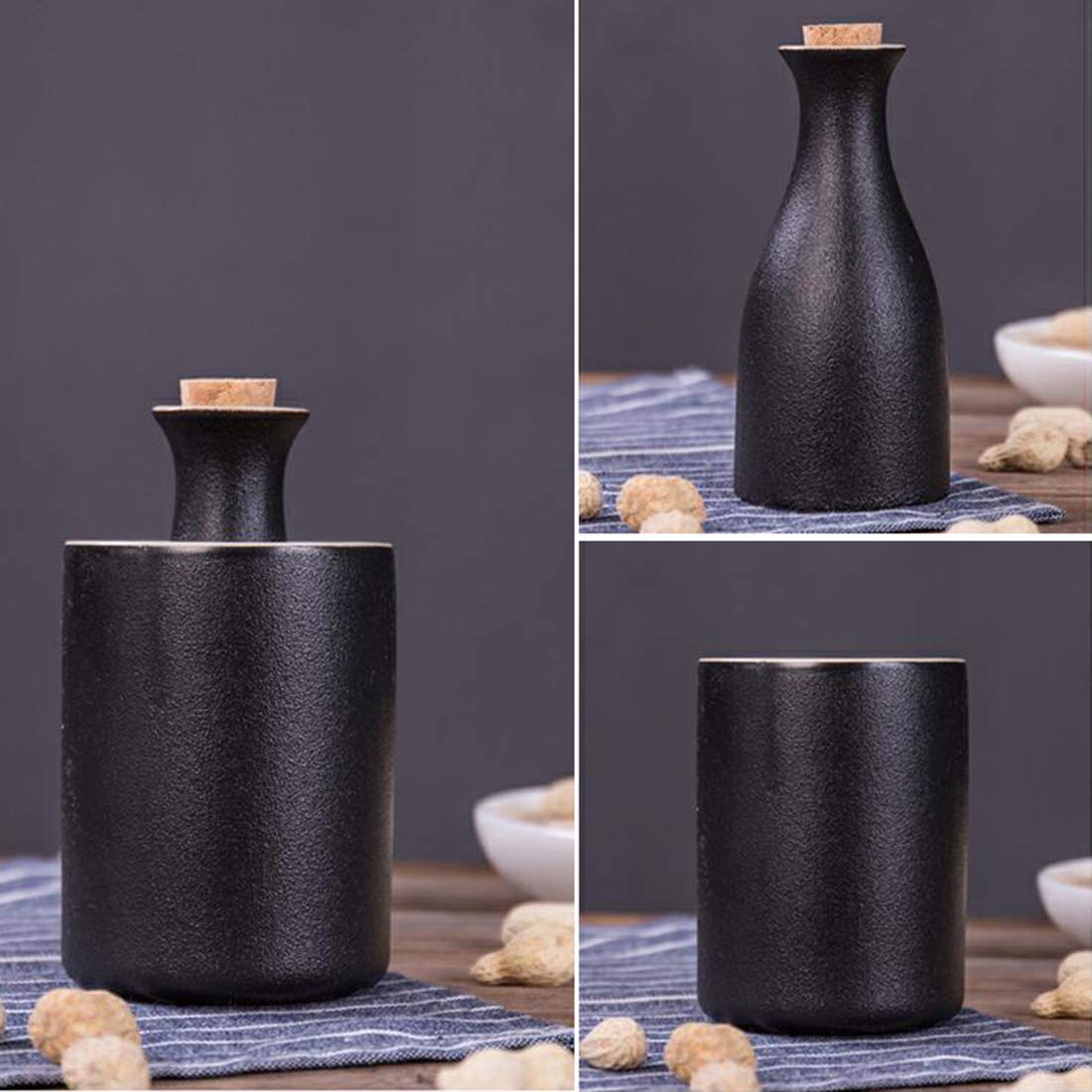 Amazon.co.jp: 日本酒カップセット4点磁器陶器伝統的な陶磁器カップ